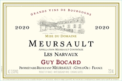 2021 Meursault, Les Narvaux, Domaine Guy Bocard